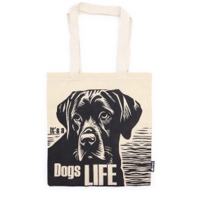 Bolso Básico Icónico - Vida de Perro - (40x36cm) - Natural 4oz