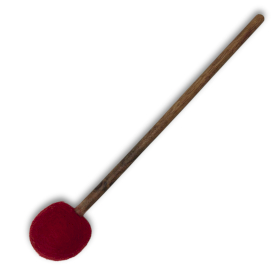 Palo Mediano con Cabeza de Fieltro para Gong - 30 cm