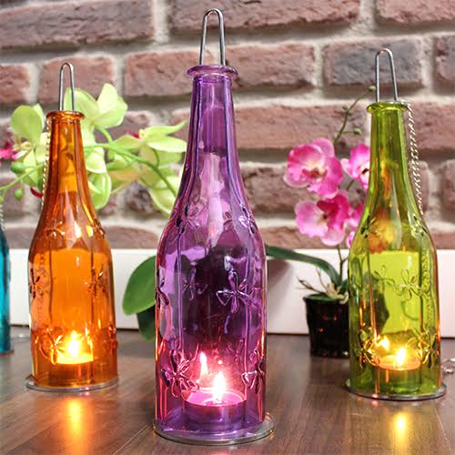 Linternas De Cristal Reciclado AW Artisan Dropshipping