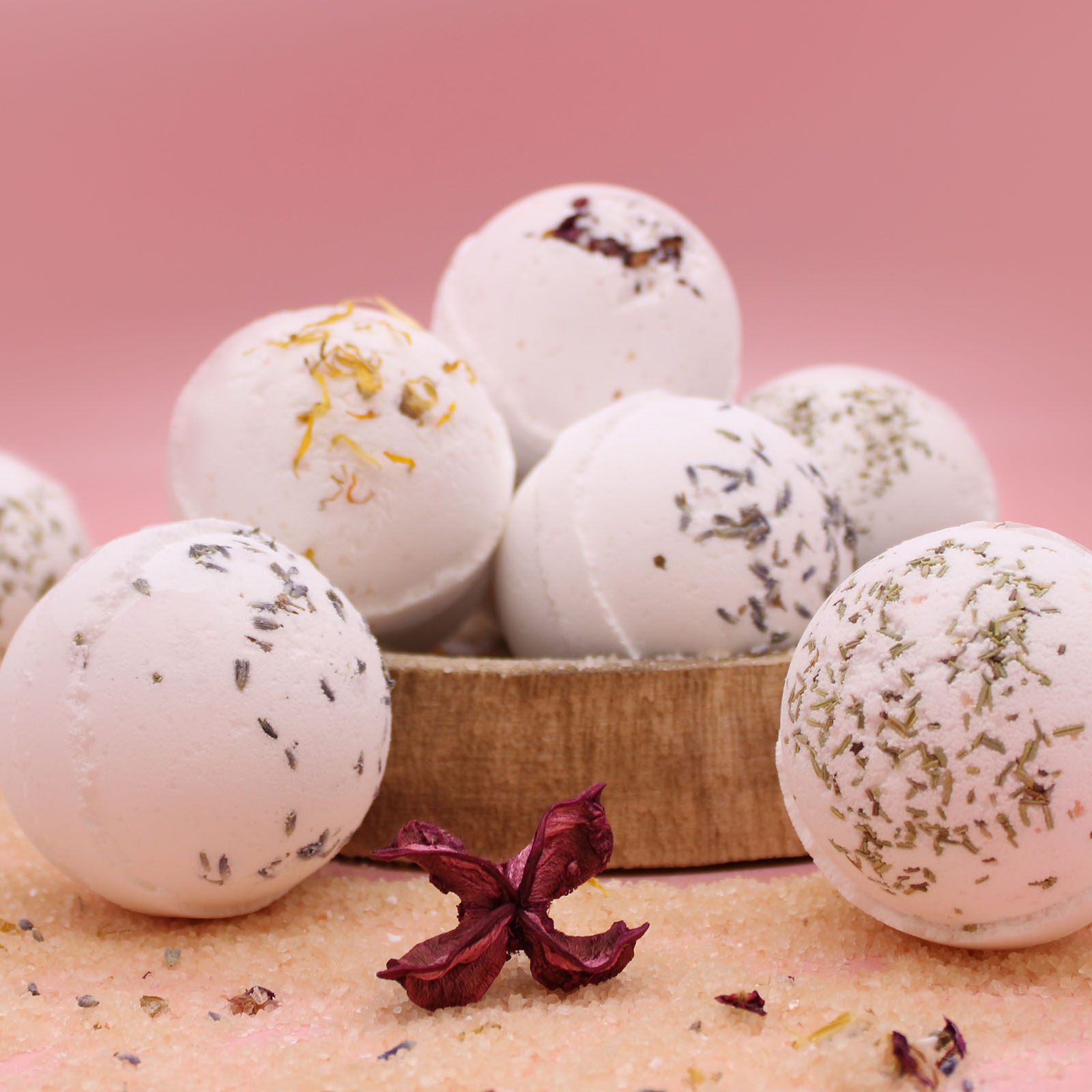 AW Dropshipping proveedor, distribuidor y fabricante de bombas de jabon, con sales naturales del himalayaVenta al por mayor Bombas de baño de sal del Himalaya - 180g