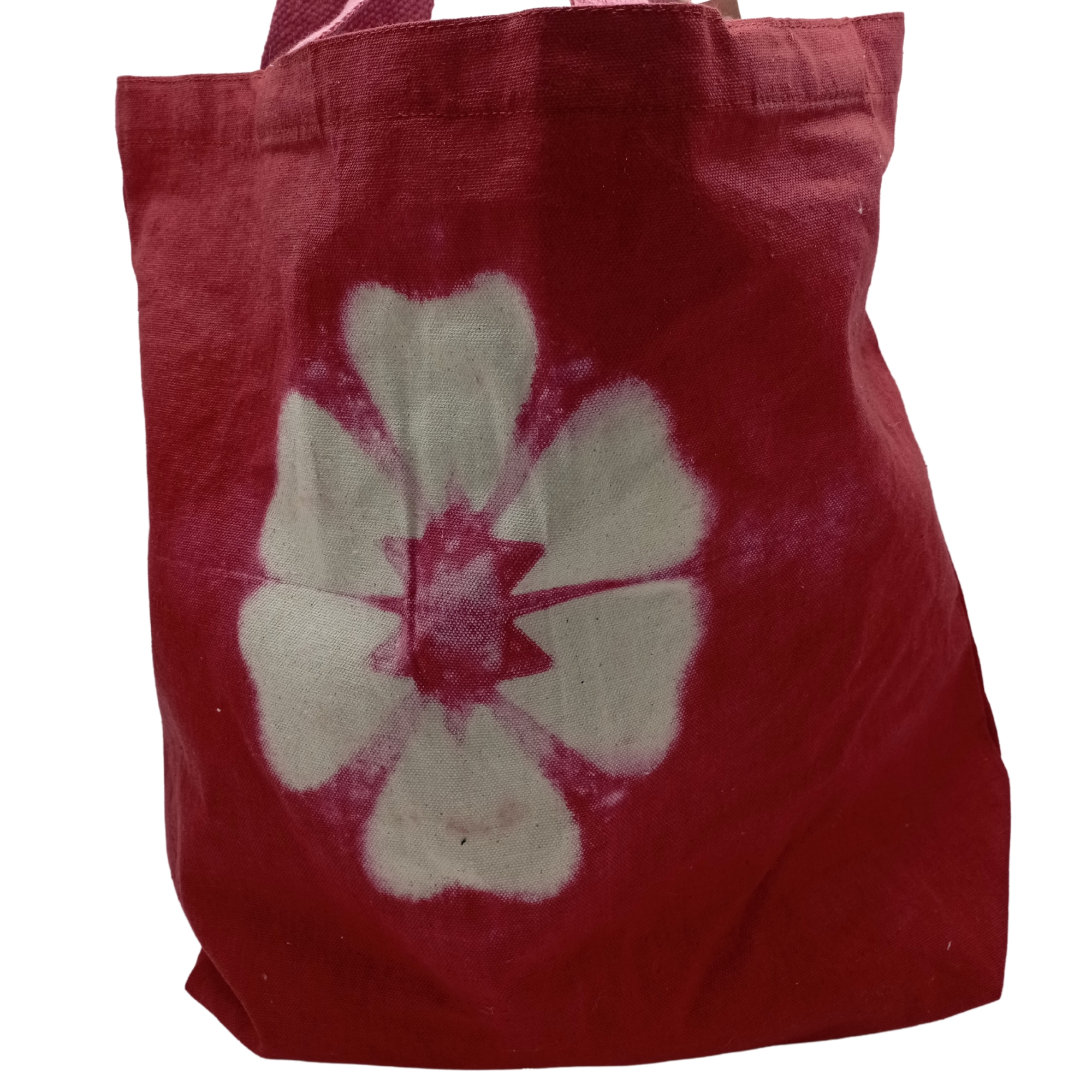 AW Artisan Dropshipping, fabricante, proveedor y distribuidor de Bolsas Naturales Tie Dye, Bolsa Con Flor Granate.