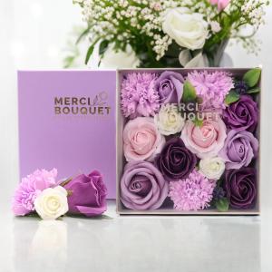 Caja de Regalo de Flores de Jabón