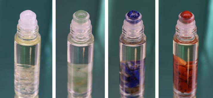 Proveedor de aceites esenciales con piedras preciosas
