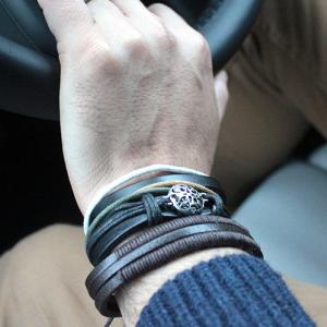Pulseras masculinas de cuero para revender en tu tienda online