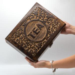 Proveedor dropship de cajas de madera para té