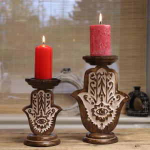 Candelabros de madera para revender en tu tienda online