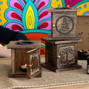 Quemador de aceite de madera para revender en tu tienda online