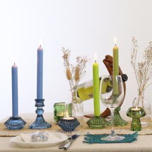 Candelabros de cristal con caras de buda para revender en tu tienda online