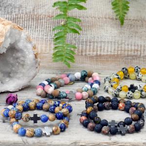 Pulseras de piedras preciosas de la Amistad