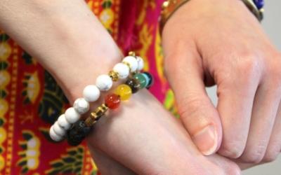 Pulseras de Piedra de Lava