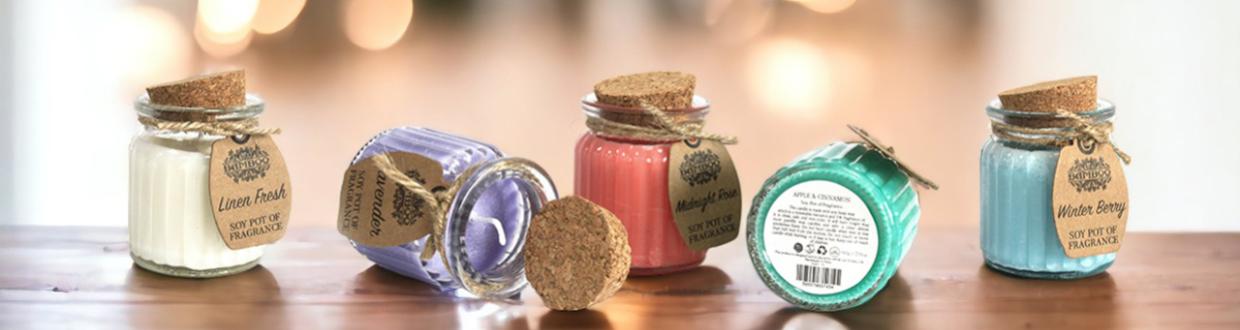 Velas de Cera de Soja