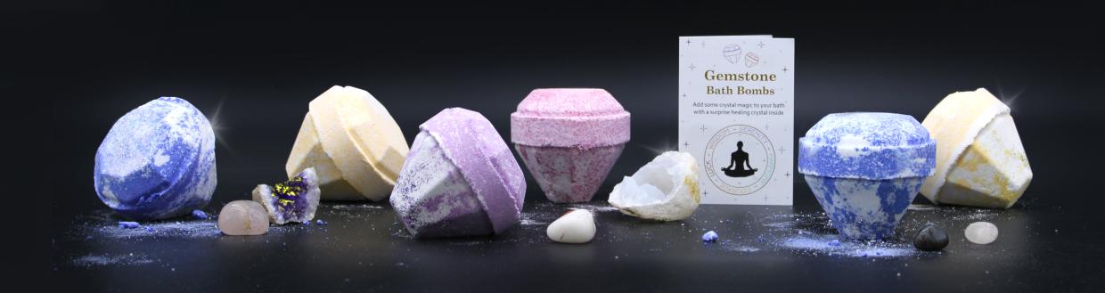 Bombas de baño con piedras preciosas para potenciar tus ventas online