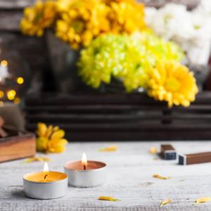Velas de Té perfumadas para impulsar tus venats online