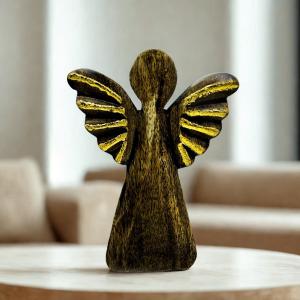 Proveedor de angeles de madera de mango para añadir en tu tienda online