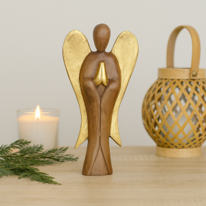 Proveedor Dropship de angeles de madera para revender en tu tienda online